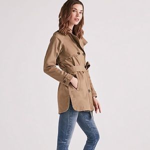 Lucky Brand Camel Trench Coat